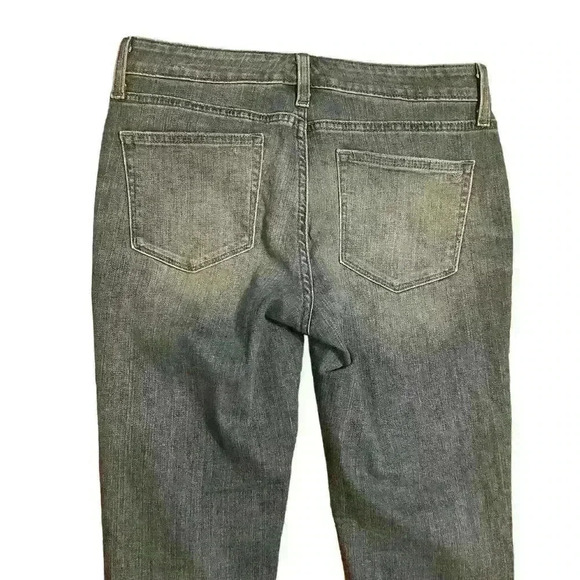 Vineyard Vines Women’s Skinny Jeans Size 8 Denim Stretch Distressed Raw Hem Mid - Picture 4 of 7